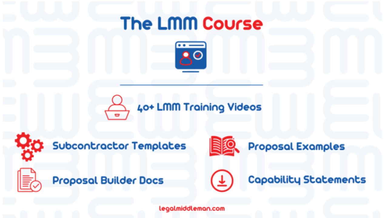 Learngovcon – The Legal Middleman Method (Course)