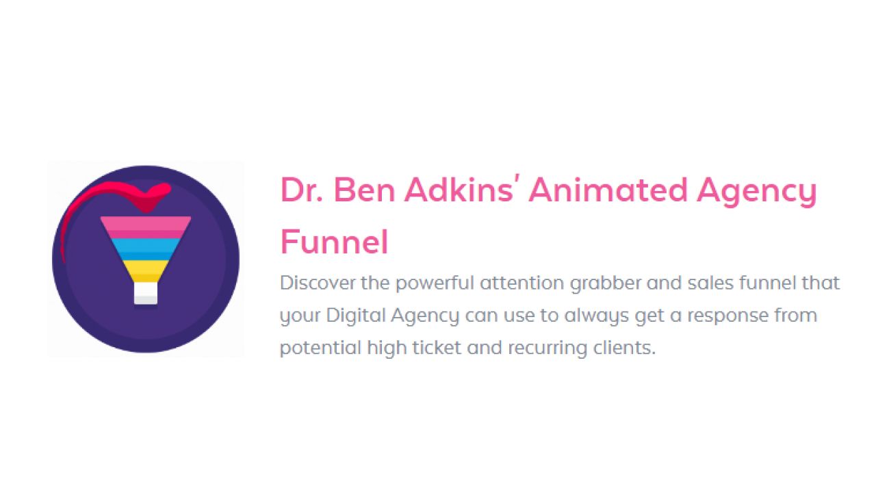 Ben Adkins – Animated Agency Funnel Advanced