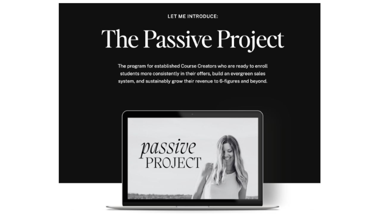 Gemma Bonham-Carter – The Passive Project