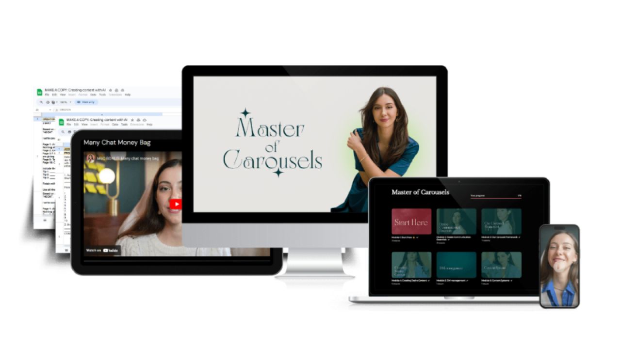 Master of Carousels   Canva Templates