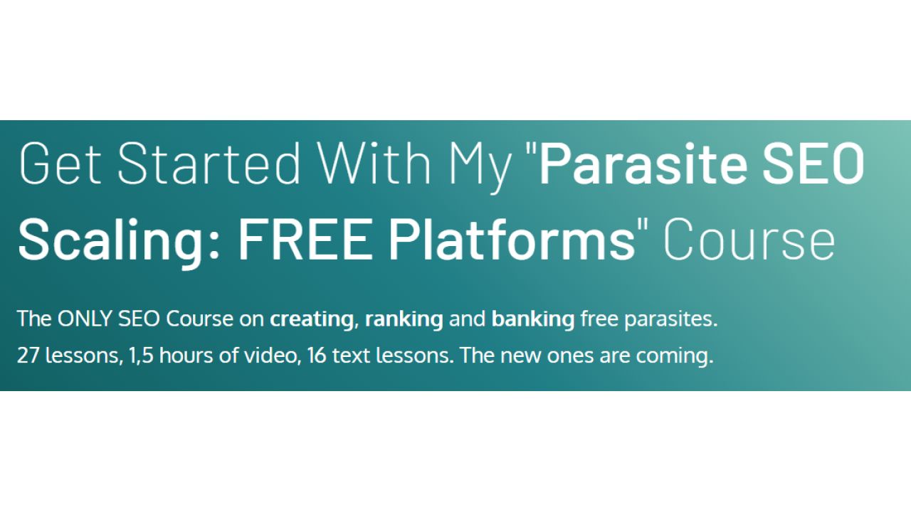 RUMER – Parasite SEO Scaling – FREE Platforms